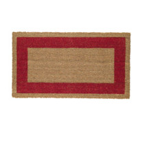 Zerbino Cocco - 60 x 100 cm - fondo in vinile - rosso - Velcoc