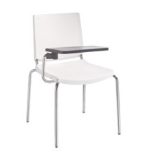 Seduta attesa Atenea ATT - con tavoletta scrittoio - senza braccioli - bianco - Unisit Seduta attesa Atenea ATT - con tavoletta scrittoio - senza braccioli - bianco - Unisit