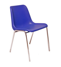 Seduta attesa Esse ESC - senza braccioli - PPL/acciaio - blu - Unisit