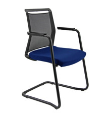 Seduta attesa Light LLS - con braccioli inclusi - blu/nero - Unisit Seduta attesa Light LLS - con braccioli inclusi - blu/nero - Unisit