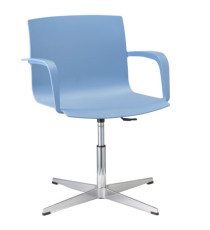 Seduta attesa Melissa MEGP - con braccioli inclusi - celeste - Unisit Seduta attesa Melissa MEGP - con braccioli inclusi - celeste - Unisit