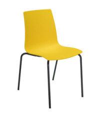 Seduta Candy - PPL - giallo/nero opaco - Grandsoleil Seduta Candy - PPL - giallo/nero opaco - Grandsoleil