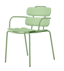 Seduta collettività Lemon - con braccioli - polipropilene - verde - Unisit Seduta collettività Lemon - con braccioli - polipropilene - verde - Unisit