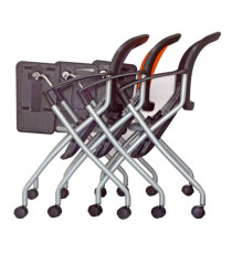 Seduta conferenza Phoenix - con tavoletta - nero - Serena Group Seduta conferenza Phoenix - con tavoletta - nero - Serena Group