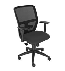 Seduta operativa ergonomica Kemper A - braccioli regolabili - nero - Unisit Seduta operativa ergonomica Kemper A - braccioli regolabili - nero - Unisit
