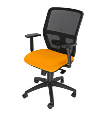 Seduta operativa ergonomica Kemper KMA - con braccioli regolabili - arancio - Unisit Seduta operativa ergonomica Kemper KMA - con braccioli regolabili - arancio - Unisit