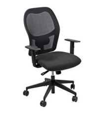 Seduta operativa Hubble HUHU - tessuto Fashion - braccioli regolabili - grigio chiaro - Unisit