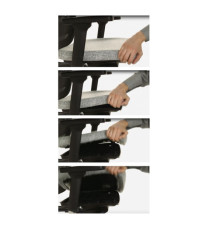 Seduta operativa Hubble Pro Memory HUHUPM - con braccioli regolabili - rosso - Unisit Seduta operativa Hubble Pro Memory HUHUPM - con braccioli regolabili - rosso - Unisit