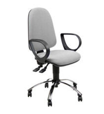 Seduta operativa Jupiter JPLY - con braccioli fissi - PPL - grigio chiaro - Unisit Seduta operativa Jupiter JPLY - con braccioli fissi - PPL - grigio chiaro - Unisit