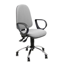 Seduta operativa Jupiter JPLY - con braccioli fissi - PPL - grigio chiaro - Unisit Seduta operativa Jupiter JPLY - con braccioli fissi - PPL - grigio chiaro - Unisit