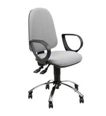 Seduta operativa Jupiter JPLY - con braccioli fissi - PPL - grigio chiaro - Unisit Seduta operativa Jupiter JPLY - con braccioli fissi - PPL - grigio chiaro - Unisit