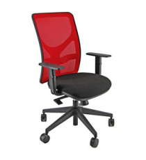 Seduta operativa Pentagon Y10 PNA - con braccioli regolabili - nero/rosso - Unisit Seduta operativa Pentagon Y10 PNA - con braccioli regolabili - nero/rosso - Unisit