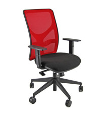 Seduta operativa Pentagon Y10 PNA - con braccioli regolabili - nero/rosso - Unisit Seduta operativa Pentagon Y10 PNA - con braccioli regolabili - nero/rosso - Unisit