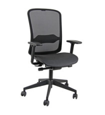 Seduta operativa Shape SHSU -  con braccioli regolabili - completamente in rete nera - Unisit Seduta operativa Shape SHSU -  con braccioli regolabili - completamente in rete nera - Unisit