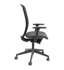 Seduta operativa Shape SHSU -  con braccioli regolabili - completamente in rete nera - Unisit Seduta operativa Shape SHSU -  con braccioli regolabili - completamente in rete nera - Unisit