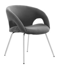 Seduta visitatore Pensacola - grigio - Serena Group Seduta visitatore Pensacola - grigio - Serena Group