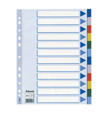 Separatore - 12 tasti colorati - PPL - A4 - multicolore - Esselte Separatore - 12 tasti colorati - PPL - A4 - multicolore - Esselte