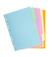 Separatore Forever - A4 - 6 tasti - cartoncino - 170 gr - Exacompta Separatore Forever - A4 - 6 tasti - cartoncino - 170 gr - Exacompta