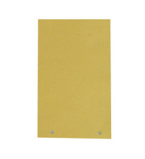 Separatori - cartoncino Manilla 200 gr - 12,5x23 cm - giallo - Cartotecnica del Garda - conf. 200 pezzi