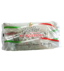 Serving kit - 50 bicchierini + 50 bustine zucchero + 50 palettine - FPP Serving kit - 50 bicchierini + 50 bustine zucchero + 50 palettine - FPP