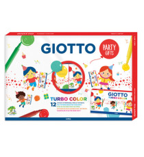 Set 12 astucci da 6 pennarelli - turbo color party gifts - Giotto Set 12 astucci da 6 pennarelli - turbo color party gifts - Giotto