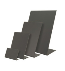 Set 5 lavagnette a L - nere - A7 - Securit Set 5 lavagnette a L - nere - A7 - Securit