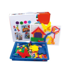 Set chiodini e infilature in plastica - colori assortiti - CWR