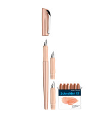 Set penna stilografica Callissima - 3 punte intercambiabili incluse - fusto albicocca - Schneider Set penna stilografica Callissima - 3 punte intercambiabili incluse - fusto albicocca - Schneider