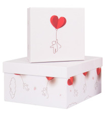 Set scatole regalo - dimensioni assortite - fantasia Charmed - conf. 6 pezzi Set scatole regalo - dimensioni assortite - fantasia Charmed - conf. 6 pezzi