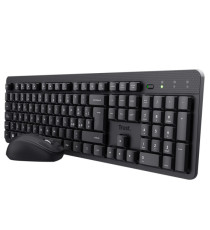 Set tastiera + mouse wireless ultrasilenzioso TKM-360 - Trust