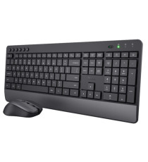 Set tastiera wireless + mouse wireless ultrasilenzioso Trezo - Trust