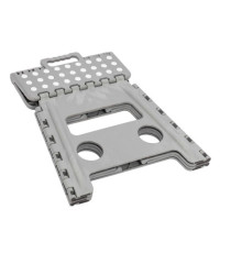 Sgabello alto Clic Clac - 30 x 22 x 32 cm - grigio - King Collection Sgabello alto Clic Clac - 30 x 22 x 32 cm - grigio - King Collection
