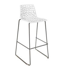 Sgabello Spider Fix  - Nero opaco/bianco - Grandsoleil Sgabello Spider Fix  - Nero opaco/bianco - Grandsoleil