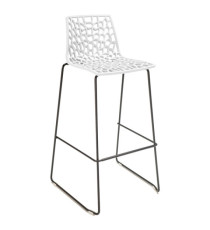 Sgabello Spider Fix  - Nero opaco/bianco - Grandsoleil Sgabello Spider Fix  - Nero opaco/bianco - Grandsoleil