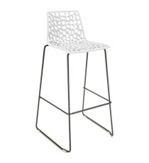 Sgabello Spider Fix  - Nero opaco/bianco - Grandsoleil Sgabello Spider Fix  - Nero opaco/bianco - Grandsoleil