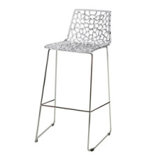 Sgabello Spider Fix - 44 x 53 x 96 cm - policarbonato - trasparente - Grandsoleil Sgabello Spider Fix - 44 x 53 x 96 cm - policarbonato - trasparente - Grandsoleil