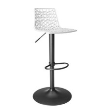 Sgabello Spider Gas  - Nero opaco/bianco - Grandsoleil Sgabello Spider Gas  - Nero opaco/bianco - Grandsoleil