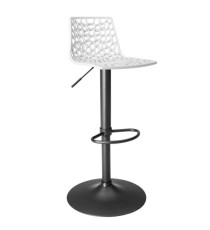 Sgabello Spider Gas  - Nero opaco/bianco - Grandsoleil Sgabello Spider Gas  - Nero opaco/bianco - Grandsoleil