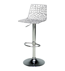 Sgabello Spider Gas - 38,5 x 42 x 104 cm - policarbonato - trasparente - Grandsoleil Sgabello Spider Gas - 38,5 x 42 x 104 cm - policarbonato - trasparente - Grandsoleil