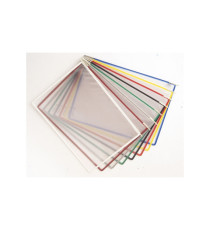 Tasche di ricambio - per leggio T Technic - A4 - colori assortiti - Djois - conf. 10 pezzi