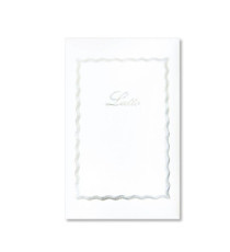 Taschetta 10 biglietti + 10 buste - Lutto - bianco - 90 x 140 mm - 240 gr - Rex Sadoch