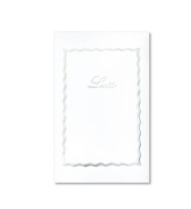 Taschetta 10 biglietti + 10 buste - Lutto - bianco - 90 x 140 mm - 240 gr - Rex Sadoch