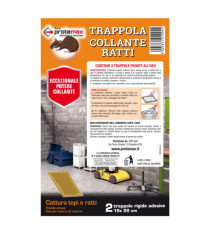 Tavole collanti per ratti - Protemax - blister 2 pezzi