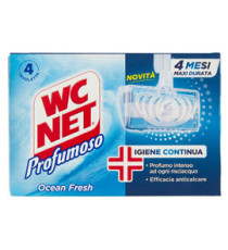 Tavoletta Profumoso Ocean Fresh - WC Net - 4 gabbiette da 34 gr Tavoletta Profumoso Ocean Fresh - WC Net - 4 gabbiette da 34 gr