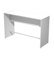 Tavolo alto Ristoro - 160 x 70 x 105 cm - bianco