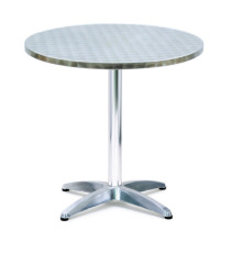 Tavolo bar - tondo - diametro 70 cm - altezza 70 cm - alluminio/acciaio - Serena Group Tavolo bar - tondo - diametro 70 cm - altezza 70 cm - alluminio/acciaio - Serena Group