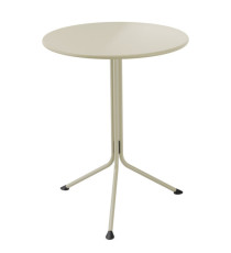 Tavolo basso ribaltabile tondo Lemon - 75 x 59 cm - avorio - Unisit