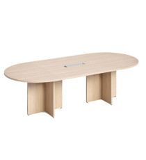 Tavolo riunione Agorà Direction - ovale - 140 x 120 x 73 cm - rovere Tavolo riunione Agorà Direction - ovale - 140 x 120 x 73 cm - rovere