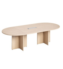 Tavolo riunione Agorà Direction - ovale - 140 x 120 x 73 cm - rovere Tavolo riunione Agorà Direction - ovale - 140 x 120 x 73 cm - rovere