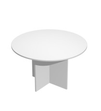 Tavolo riunione Easy - 4 posti - diametro 120 cm - altezza 72 cm - bianco Tavolo riunione Easy - 4 posti - diametro 120 cm - altezza 72 cm - bianco